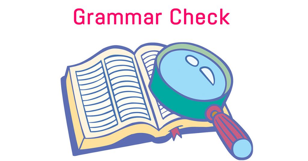 Grammar check